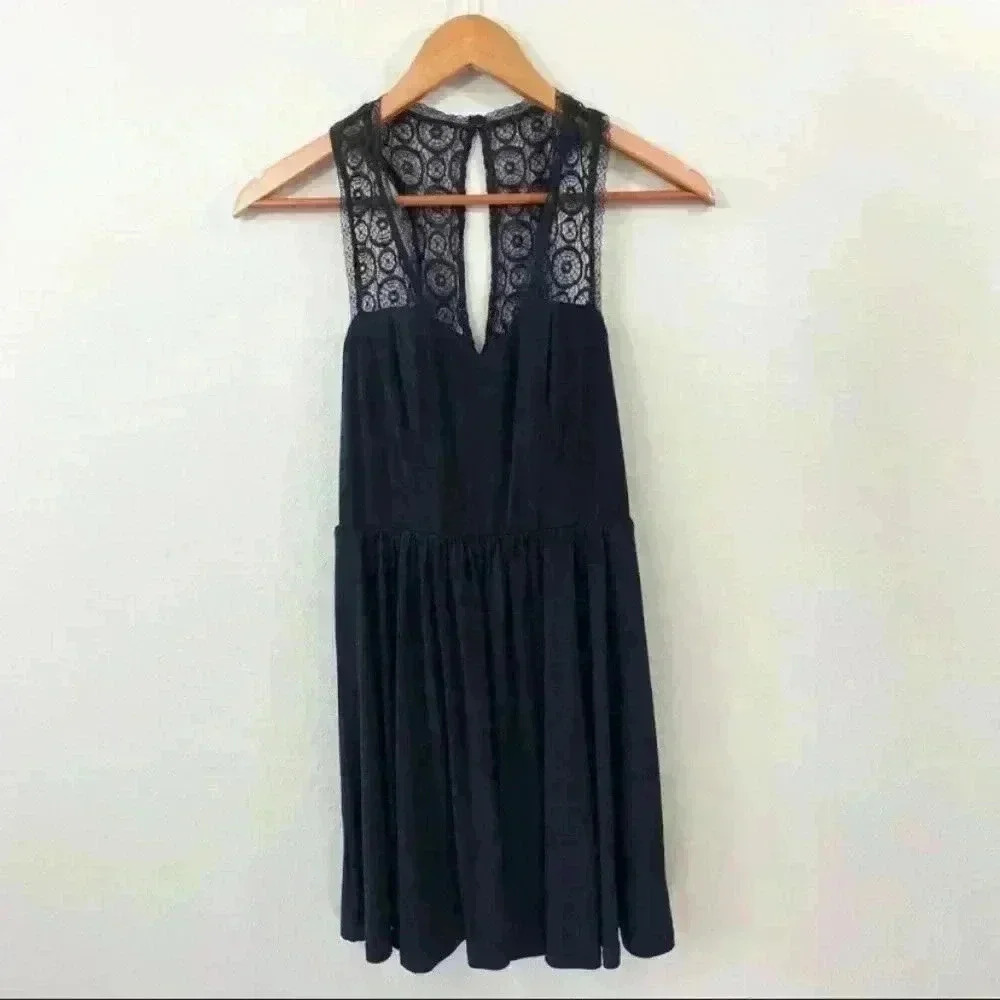 BCBGeneration lace trapeze dress
